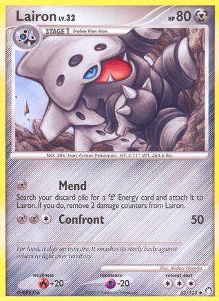 Lairon 053  - Reverse Holofoil Mysterious Treasures - Uncommon