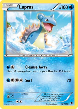 Lapras 017/101  Plasma Blast - Common