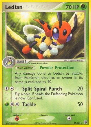 Ledian 023  Team Rocket Returns - Rare