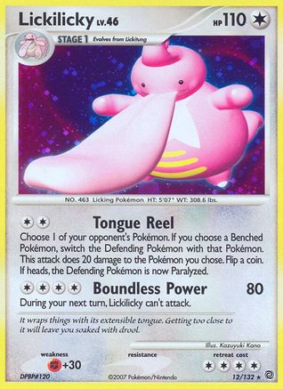 Lickilicky 012  - Holofoil Secret Wonders - Holo Rare