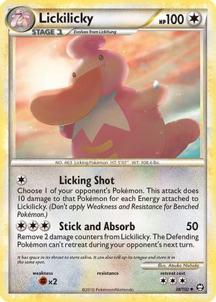 Lickilicky 038  - Reverse Holofoil Triumphant - Uncommon