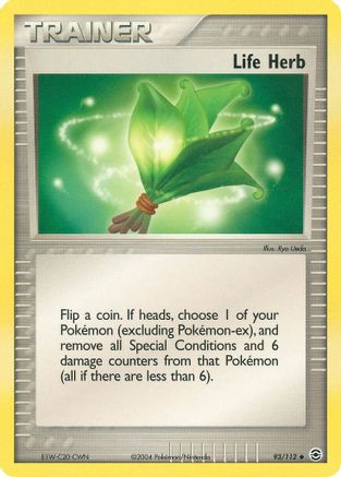 Life Herb 093  FireRed & LeafGreen - Uncommon