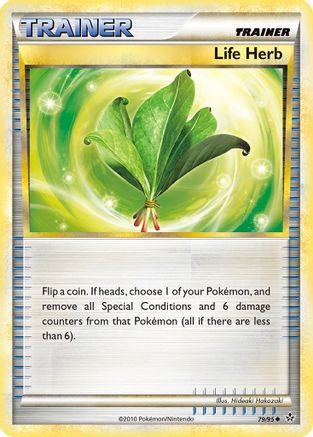 Life Herb 079/95  - Reverse Holofoil Unleashed - Uncommon