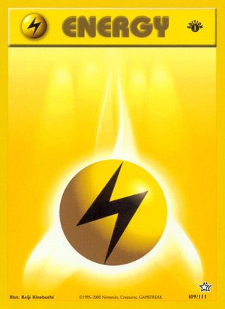 Lightning Energy 109/111  - 1st Edition Neo Genesis - Common