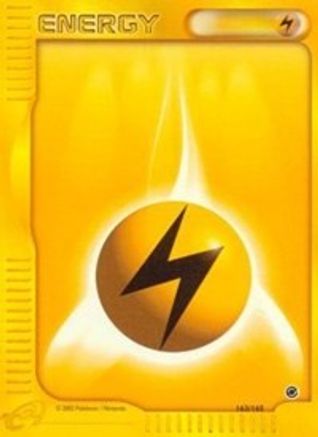 Lightning Energy 163/165  - Reverse Holofoil Expedition - Common