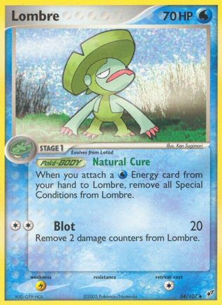 Lombre 034/107  - Reverse Holofoil Deoxys - Uncommon
