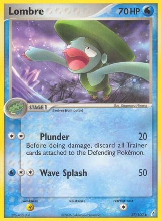 Lombre 037/100  - Reverse Holofoil Crystal Guardians - Uncommon