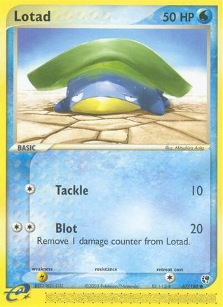 Lotad 067/100  - Reverse Holofoil Sandstorm - Common