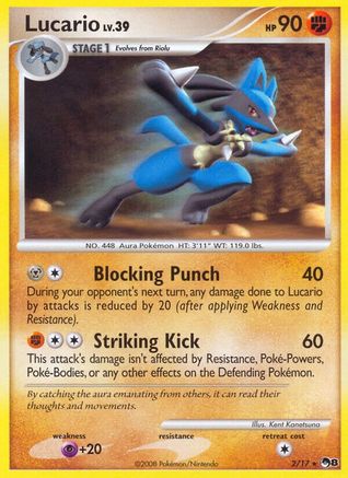 Lucario 002/017  - Holofoil POP Series 8 - Rare