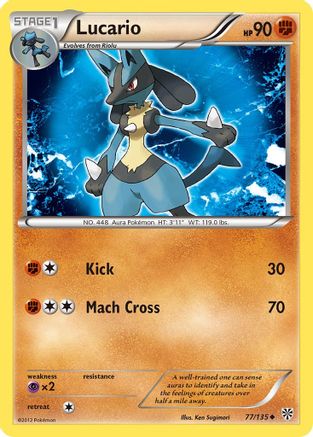 Lucario (77) 077  Plasma Storm - Uncommon