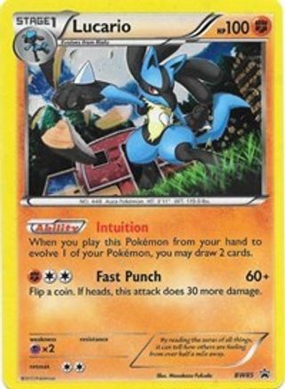 Lucario BW85  - Holofoil Black and White Promos - Holo Rare