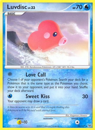 Luvdisc 035  - Reverse Holofoil Platinum - Rare