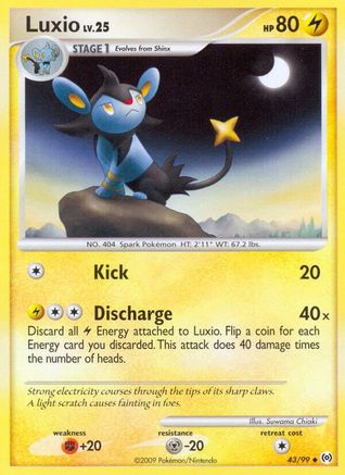 Luxio 043  Arceus - Uncommon