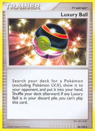 Luxury Ball 086/100  - Reverse Holofoil Stormfront - Uncommon
