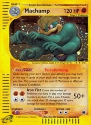 Machamp (16) 016  - Holofoil Expedition - Holo Rare