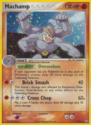 Machamp 011/108  - Holofoil Power Keepers - Holo Rare