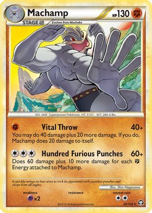 Machamp 026  Triumphant - Rare