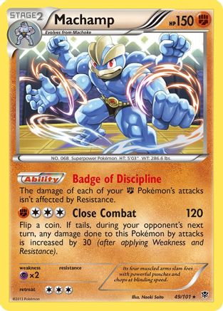 Machamp (49) 049/101  - Holofoil Plasma Blast - Holo Rare