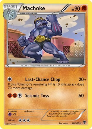 Machoke 048  Plasma Blast - Uncommon