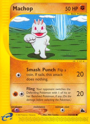 Machop 074  - Reverse Holofoil Skyridge - Common