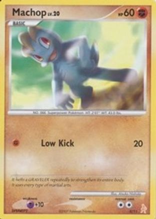 Machop 005  DP Trainer Kit Manaphy & Lucario - Common