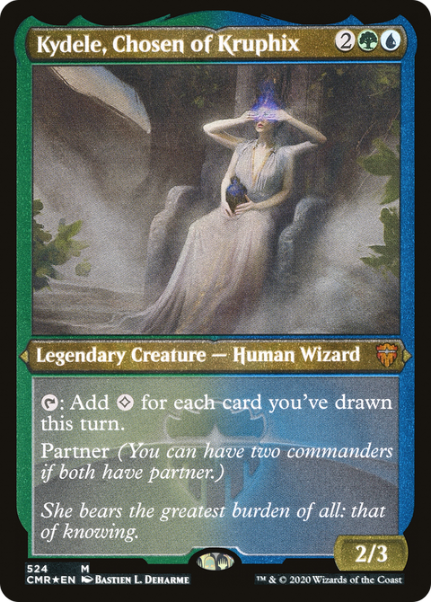 Kydele, Chosen of Kruphix (Foil Etched) (CMR-524) - Commander Legends Etched Foil