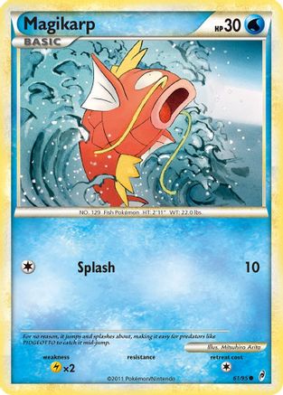 Magikarp 061/95  - Reverse Holofoil Call of Legends - Common