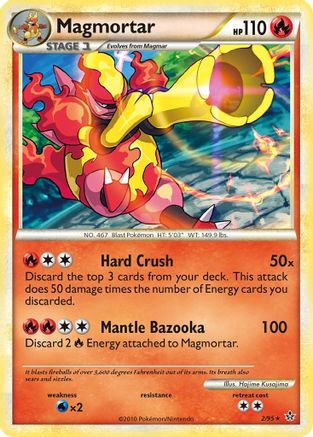 Magmortar 002/95  - Holofoil Unleashed - Holo Rare