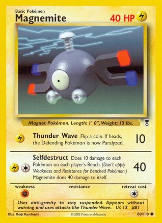Magnemite 080  Legendary Collection - Common