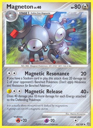 Magneton (42) 042  - Reverse Holofoil Stormfront - Uncommon