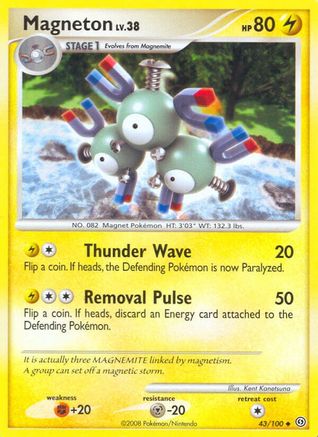 Magneton (43) 043  - Reverse Holofoil Stormfront - Uncommon