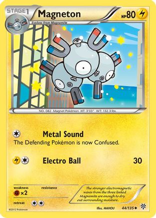 Magneton (44) 044  - Reverse Holofoil Plasma Storm - Uncommon