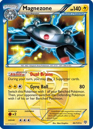 Magnezone (Team Plasma) 046/135  - Holofoil Plasma Storm - Holo Rare