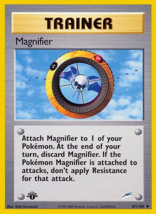 Magnifier 101/105  - 1st Edition Neo Destiny - Uncommon