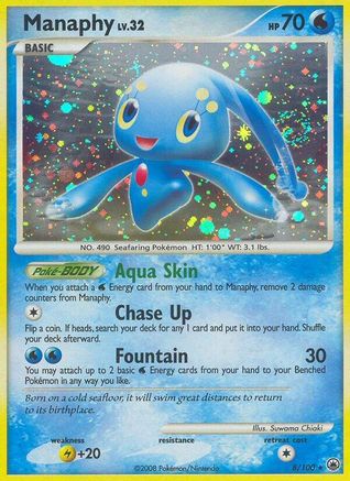 Manaphy 008  - Holofoil Majestic Dawn - Holo Rare
