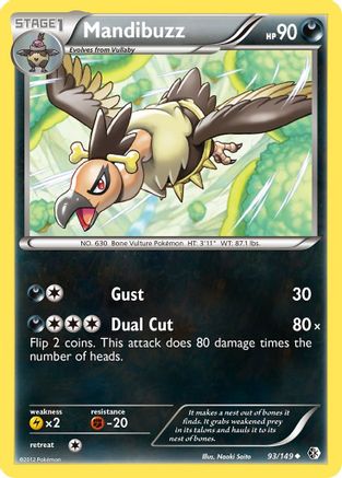 Mandibuzz 093  - Reverse Holofoil Boundaries Crossed - Uncommon