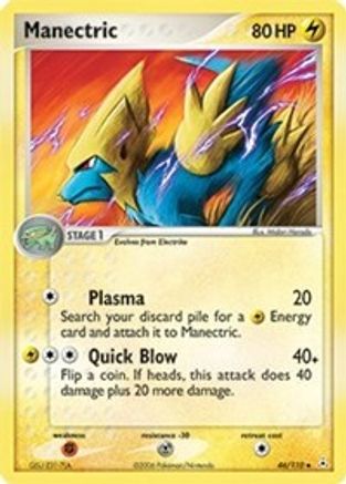 Manectric 046  - Reverse Holofoil Holon Phantoms - Uncommon