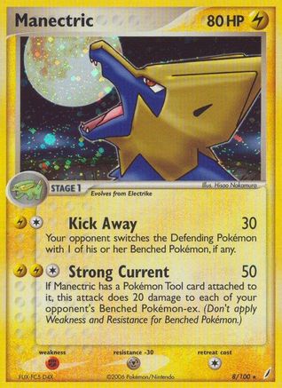 Manectric 008/100  - Holofoil Crystal Guardians - Holo Rare
