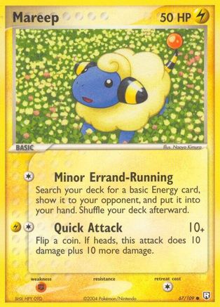 Mareep 067/109  - Reverse Holofoil Team Rocket Returns - Common