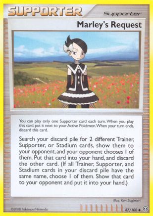 Marley's Request 087  - Reverse Holofoil Stormfront - Uncommon