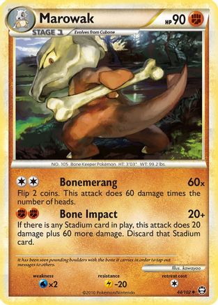 Marowak 044/102  Triumphant - Uncommon