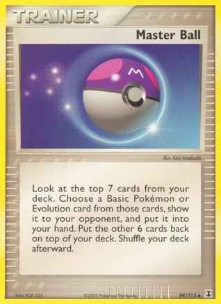 Master Ball 099/113  Delta Species - Uncommon