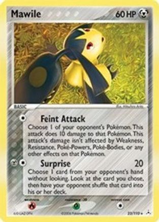 Mawile 023  - Reverse Holofoil Holon Phantoms - Rare