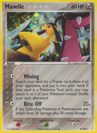 Mawile 009/100  - Reverse Holofoil Crystal Guardians - Holo Rare