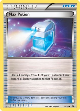 Max Potion 094/98  - Reverse Holofoil Emerging Powers - Uncommon