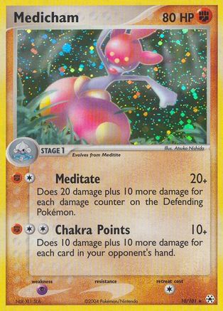 Medicham 010/101  - Holofoil Hidden Legends - Holo Rare