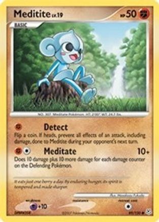 Meditite 089  - Reverse Holofoil Diamond and Pearl - Common
