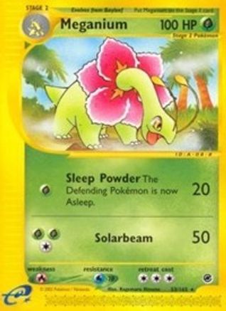 Meganium (53) 053  - Reverse Holofoil Expedition - Rare