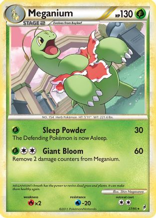 Meganium 027/95  Call of Legends - Rare