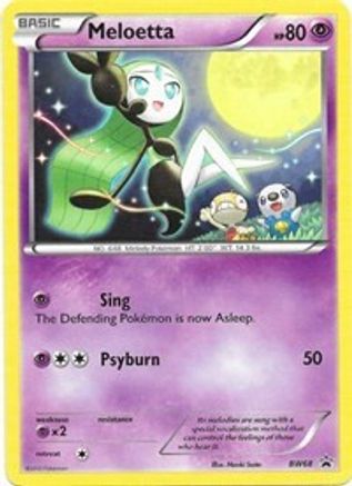 Meloetta BW68  Black and White Promos - Promo